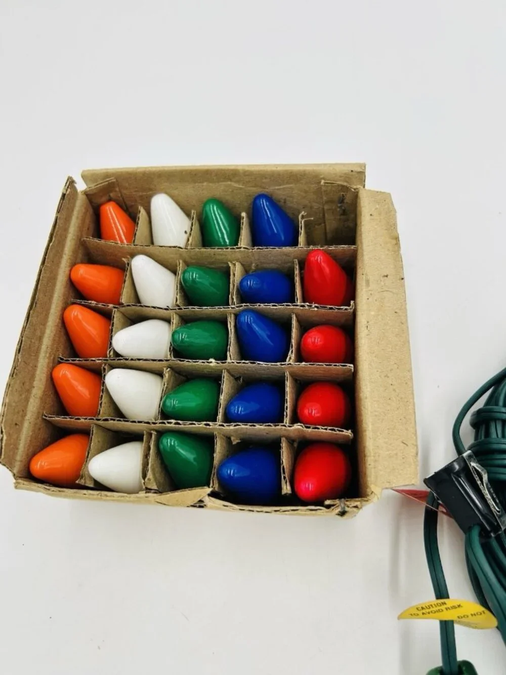 Vintage Christmas NOMA LIGHT SET 25 Bulbs String Lights Indoor Outdoor